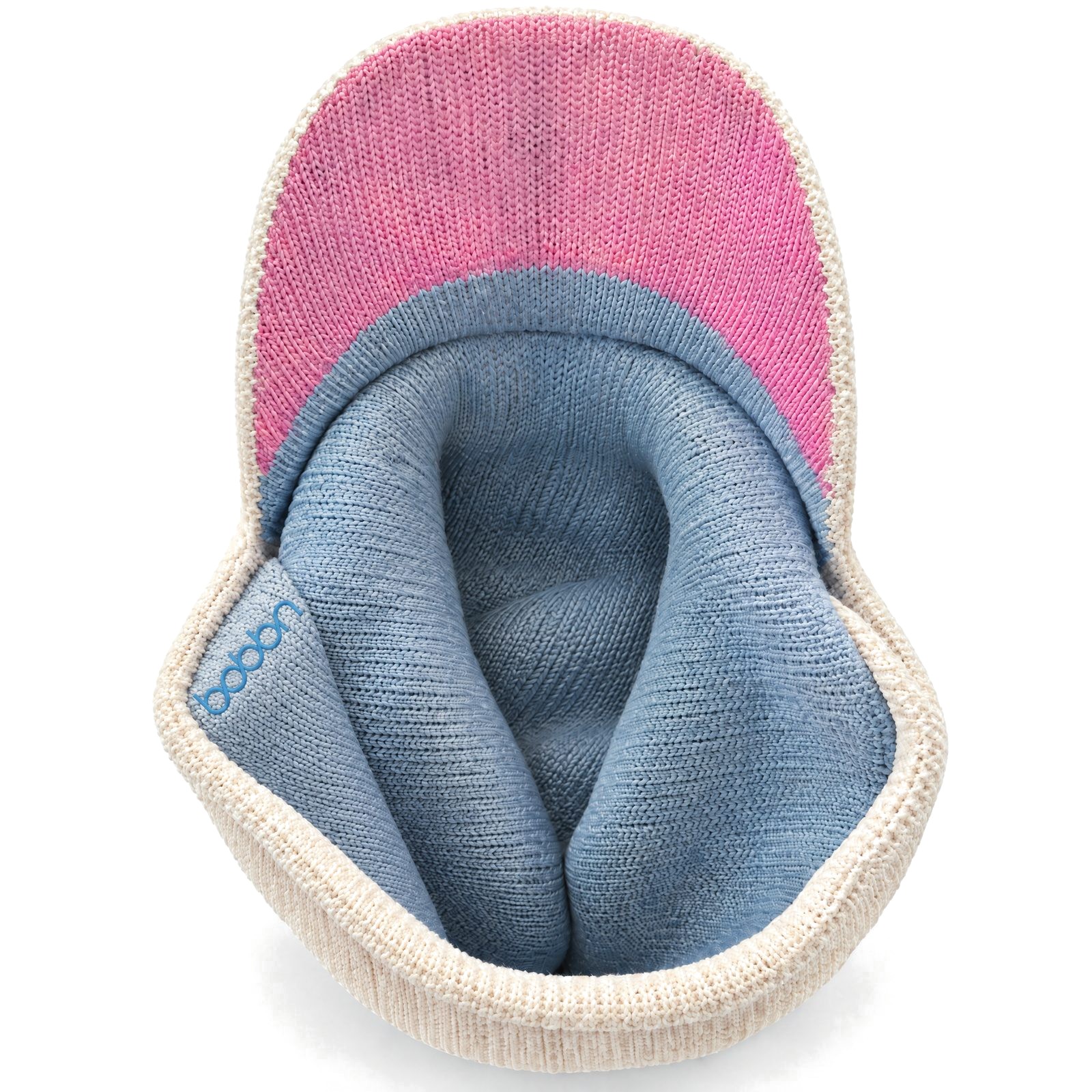 The pink under-brim, seen from below